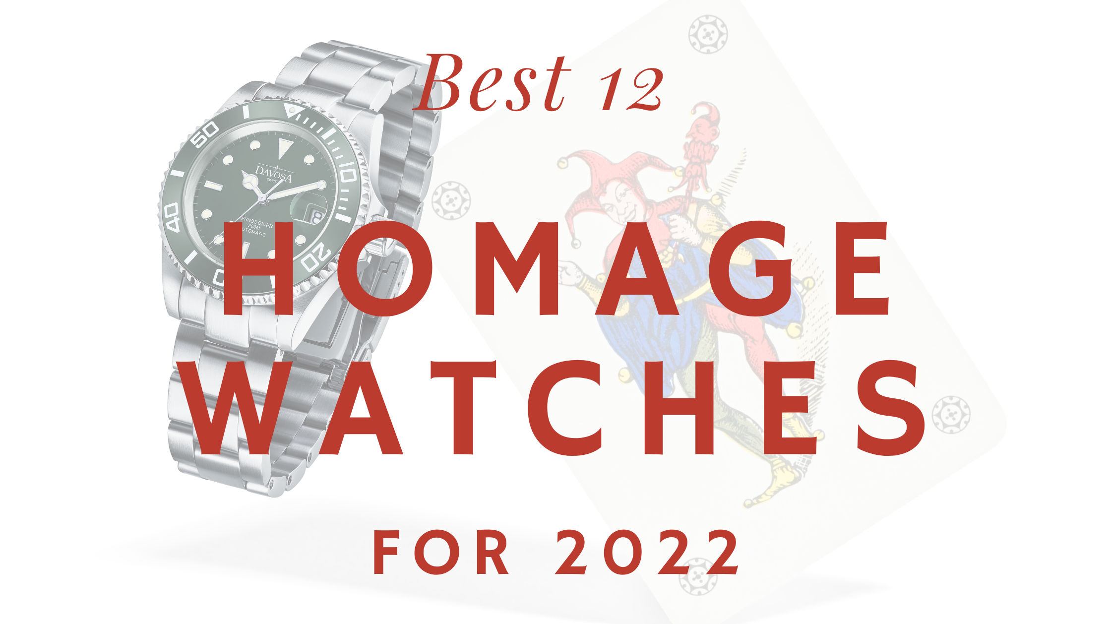 Best 12 Homage Watches for 2024