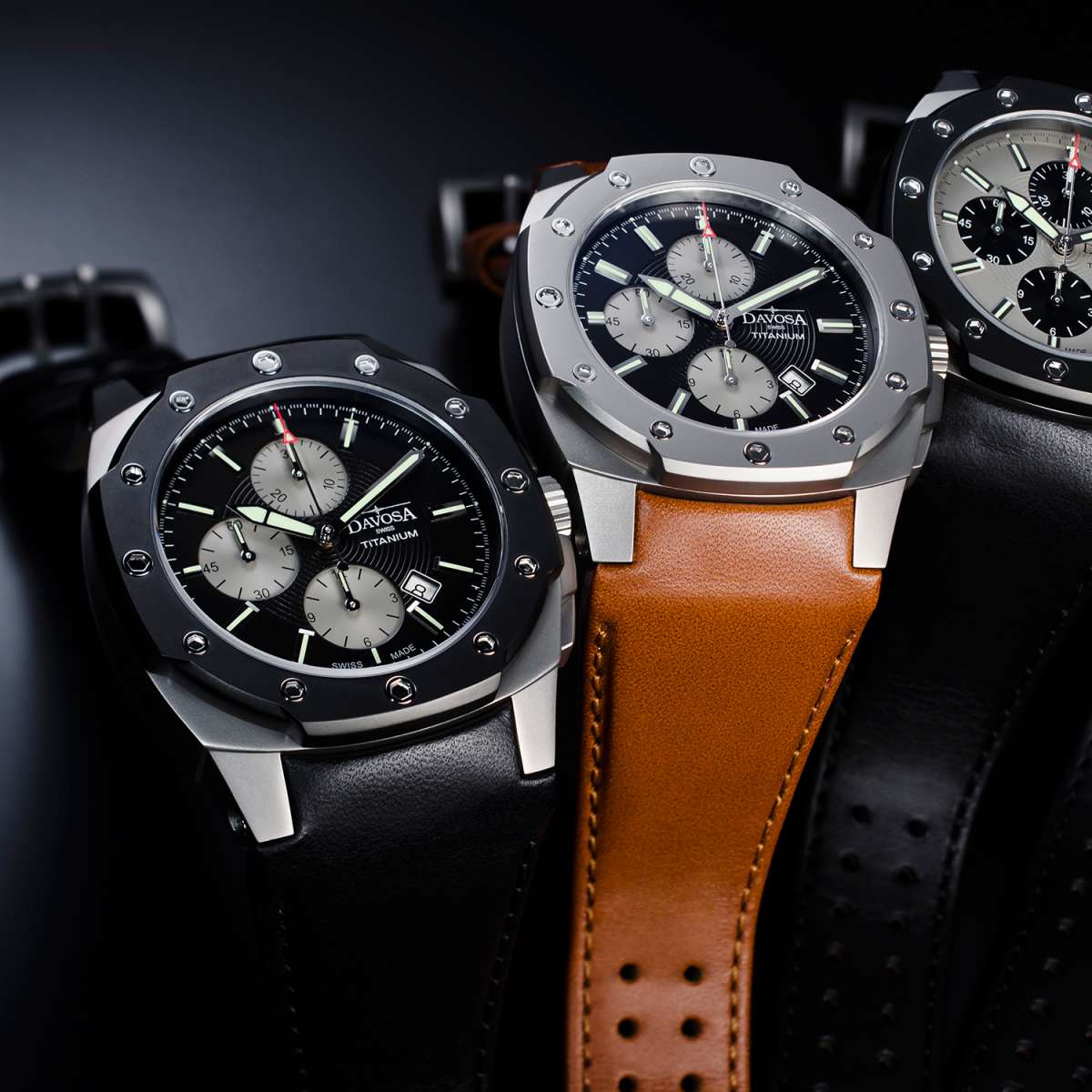 Davosa titanium top chronograph