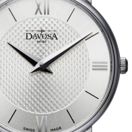 Pianos II Quartz Swiss-Made Guilloche Silver Black Ladies Watch 16756515 Ladies Davosa USA Official Distributor. Prices are Final. Tax & duties included.