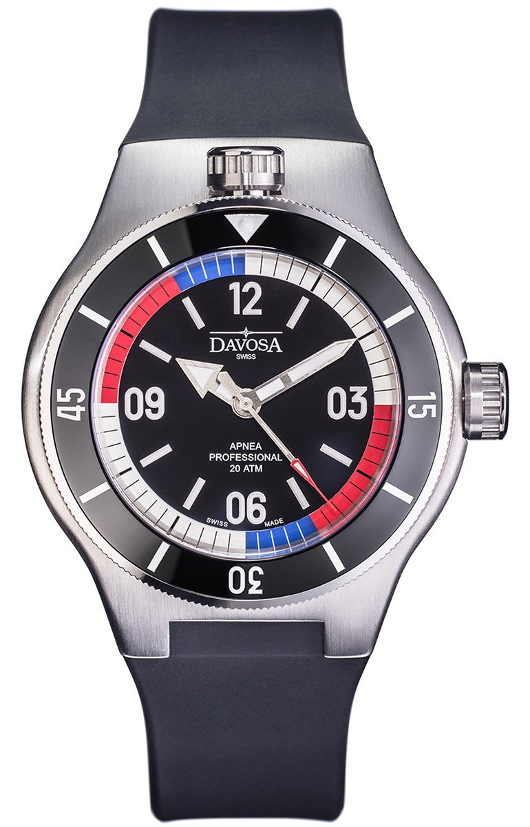 Apnea Pro Automatic Swiss-Made 200m Men's Diver Watch 16156855 Diver Davosa USA Official Distributor. Prices are Final. Tax & duties included.