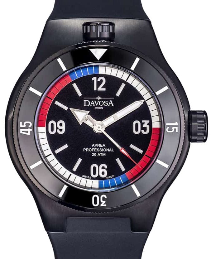 Apnea Pro Automatic Swiss-Made 200m Men's Diver watch 16157055 Diver Davosa USA Official Distributor. Prices are Final. Tax & duties included.