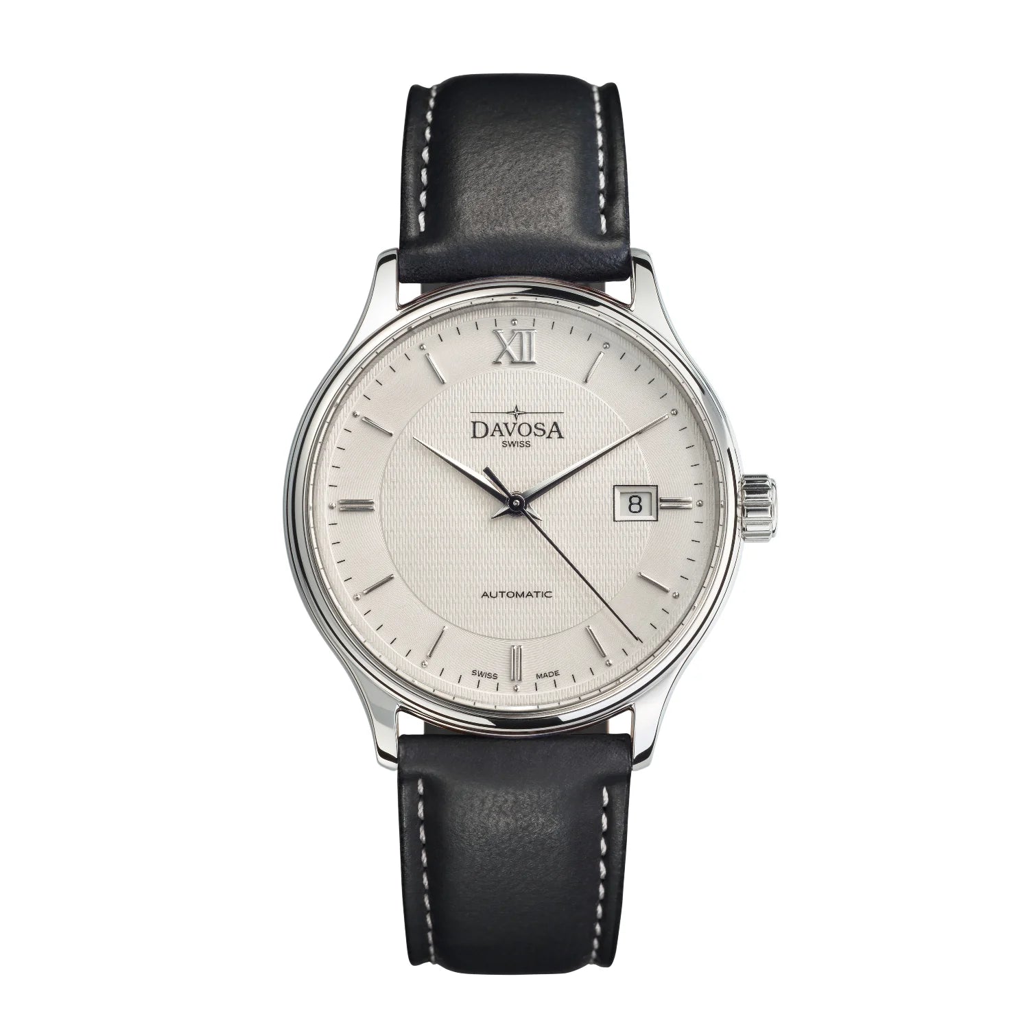 Classic Vegan Automatic Swiss-Made White Executive Watch 16145612V Classic Davosa USA Official Distributor. Prices are Final. Tax & duties included.