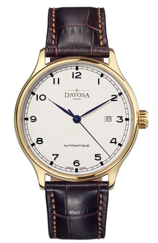 Classic Vegan Automatic Swiss-Made White Gold Executive Dress Watch 16146415V Classic Davosa USA Official Distributor. Prices are Final. Tax & duties included.