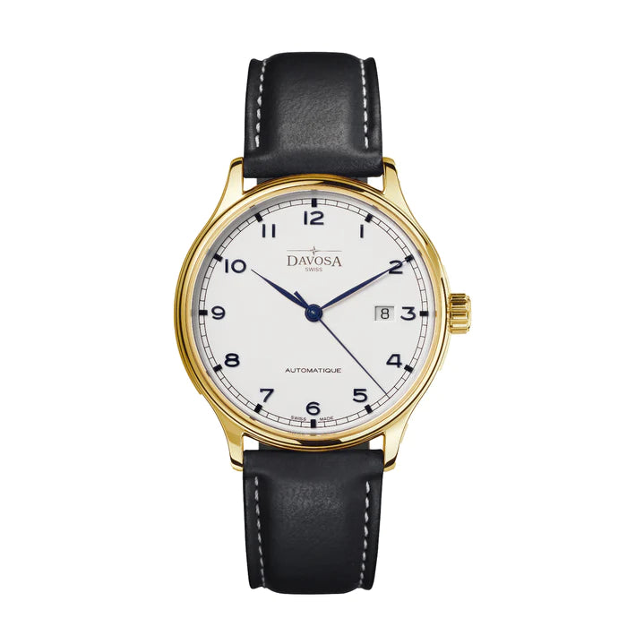 Classic Vegan Automatic Swiss-Made White Gold Executive Watch 16146415v Classic Davosa USA Official Distributor. Prices are Final. Tax & duties included.