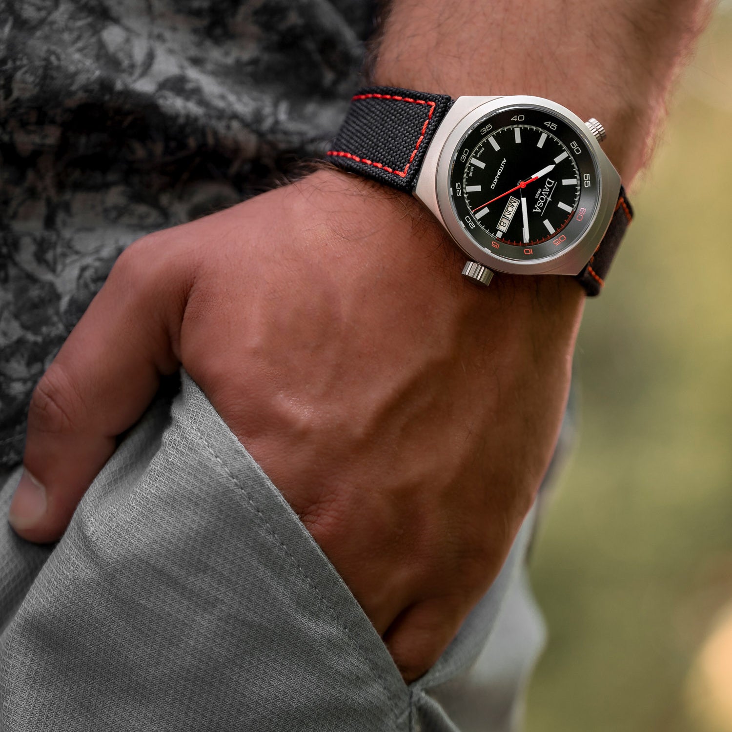 Trailmaster Automatic Swiss-Made Green Performance Watch 16151875 Performance Davosa USA Official Distributor. Prices are Final. Tax & duties included.