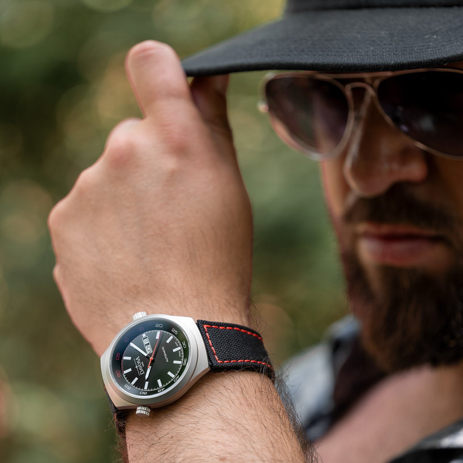 Trailmaster Automatic Swiss-Made Black Red Performance Watch 16151855 Performance Davosa USA Official Distributor. Prices are Final. Tax & duties included.