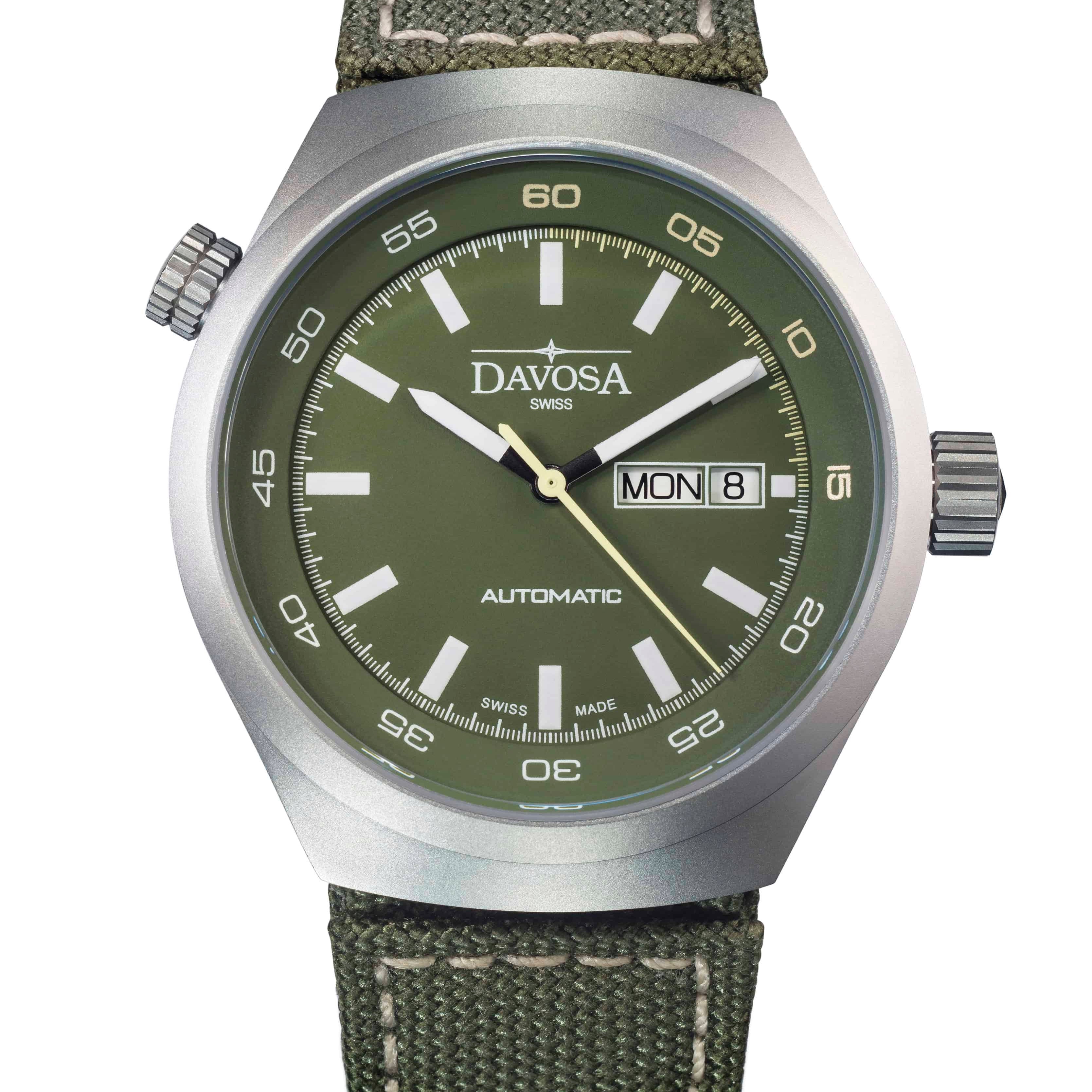 Trailmaster Automatic Swiss-Made Green Performance Watch 16151875 Performance Davosa USA Official Distributor. Prices are Final. Tax & duties included.