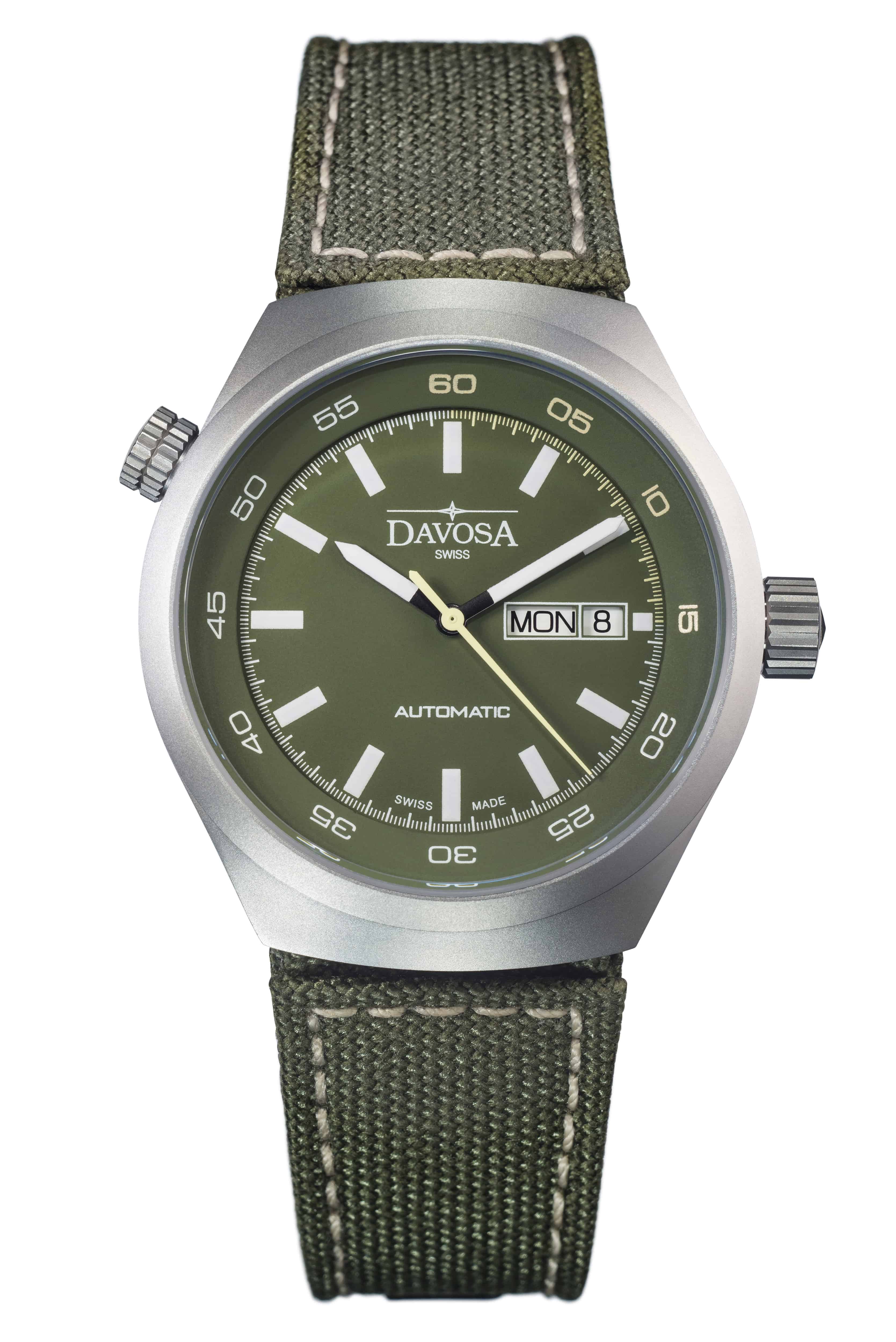 Trailmaster Automatic Swiss-Made Green Performance Watch 16151875 Performance Davosa USA Official Distributor. Prices are Final. Tax & duties included.