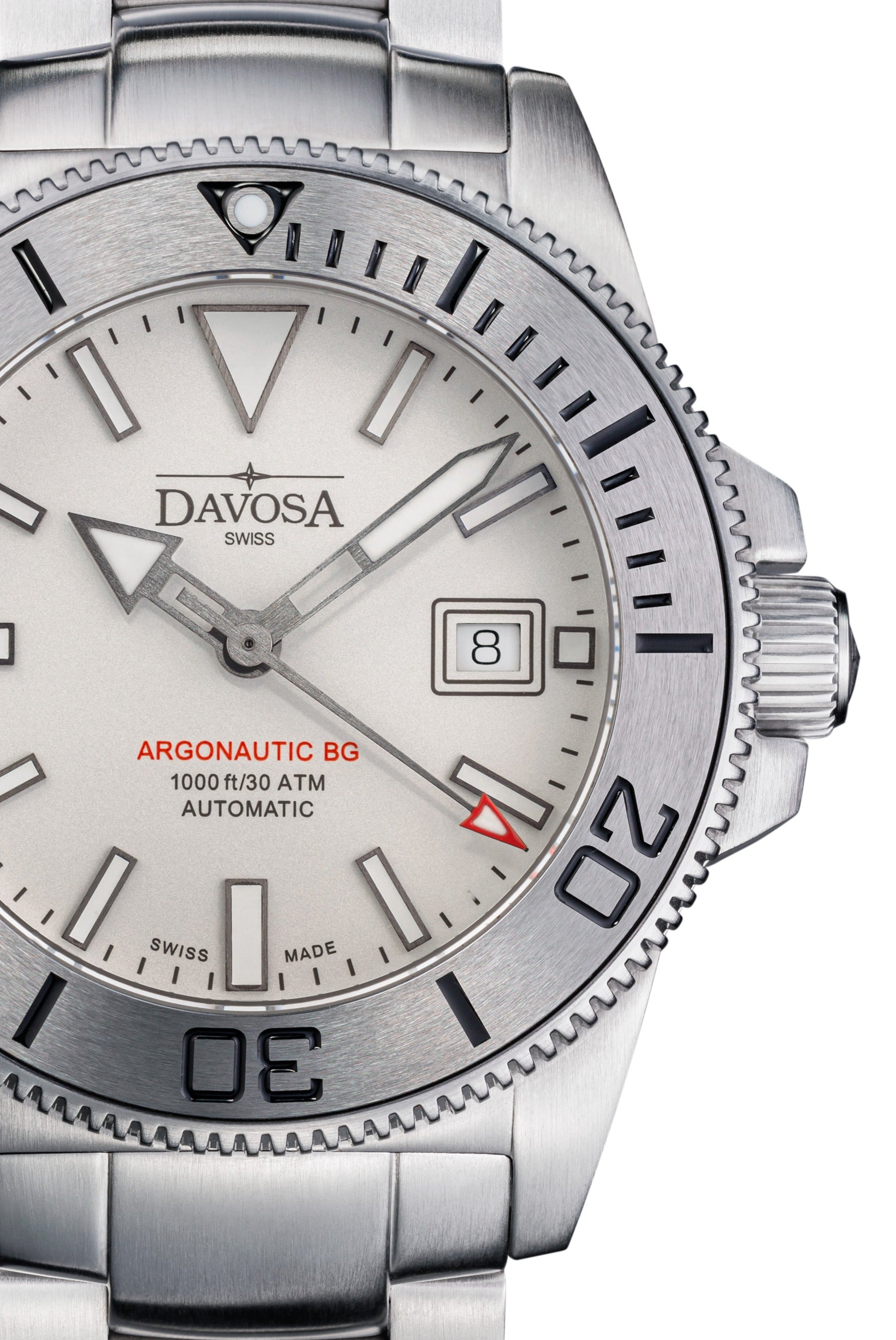 Argonautic BGBS Automatic 300m White Men's Diver Watch 16152810 OUTLET Diver Davosa USA Official Distributor. Prices are Final. Tax & duties included.
