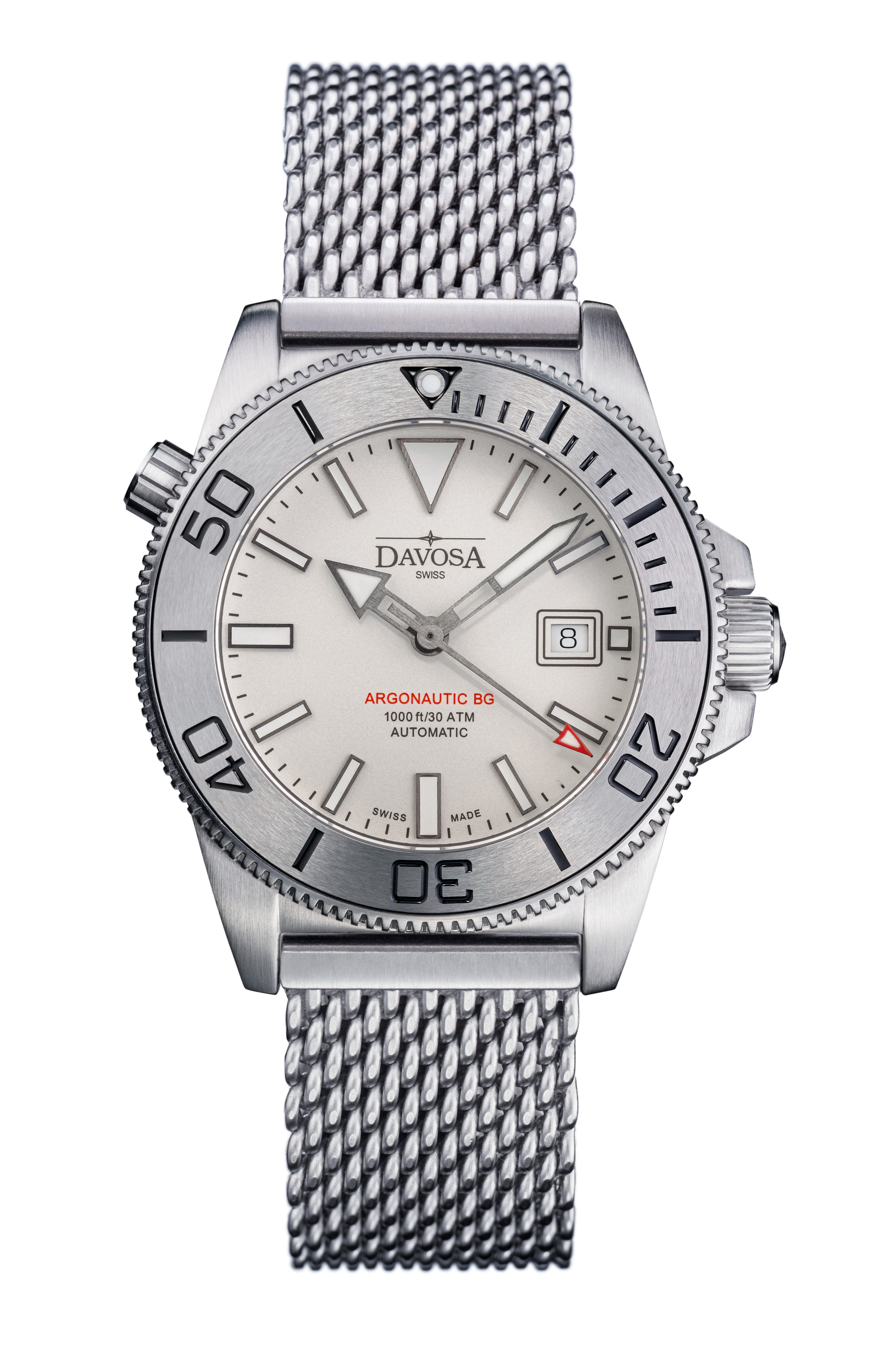 Argonautic BGBS Automatic 300m White Men's Diver Watch 16152811 Diver Davosa USA Official Distributor. Prices are Final. Tax & duties included.