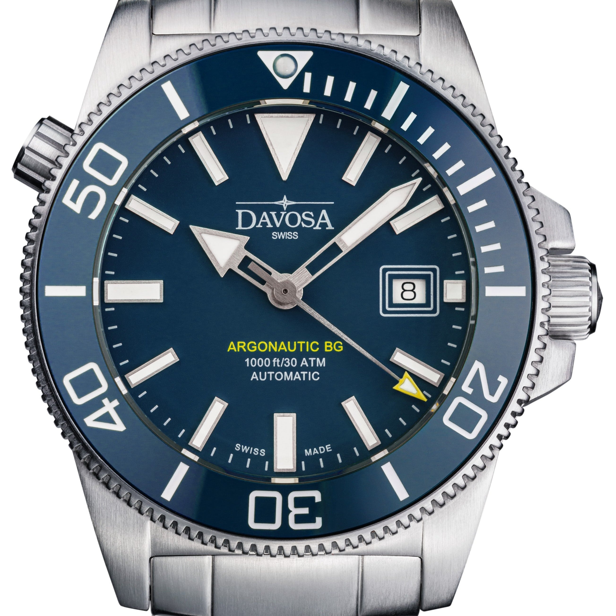 Argonautic BG Automatic 300m Blue Men's Diver Watch 16152840 OUTLET Diver Davosa USA Official Distributor. Prices are Final. Tax & duties included.