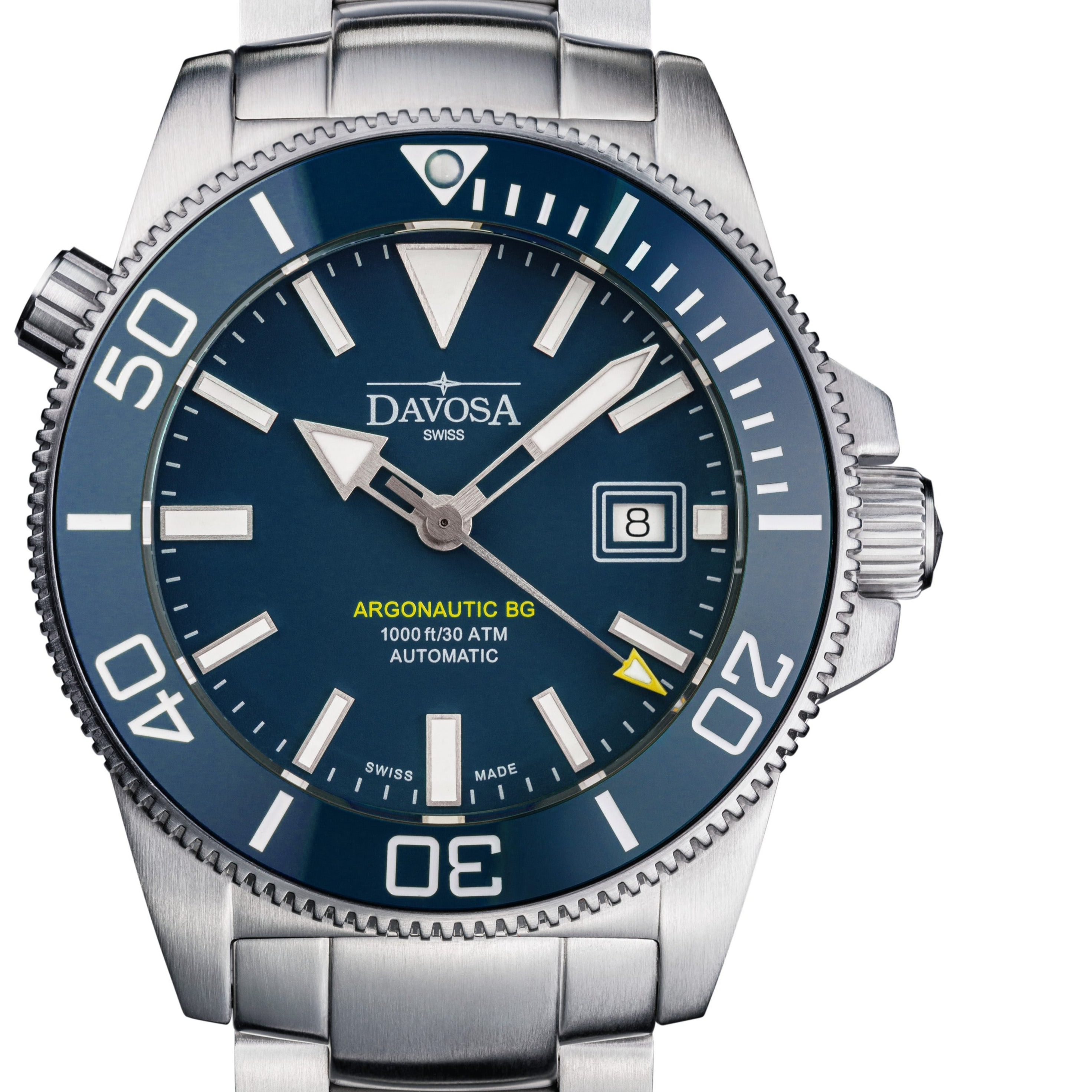 Argonautic BG Automatic 300m Blue Men's Diver Watch 16152840 OUTLET Diver Davosa USA Official Distributor. Prices are Final. Tax & duties included.