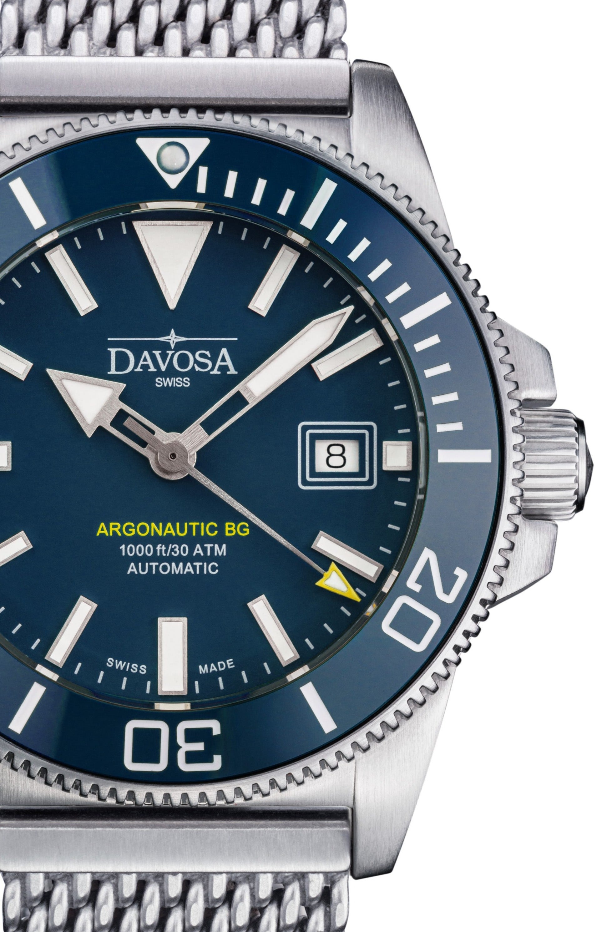 Argonautic BG Automatic 300m Blue Men's Diver Watch 16152844 Diver Davosa USA Official Distributor. Prices are Final. Tax & duties included.