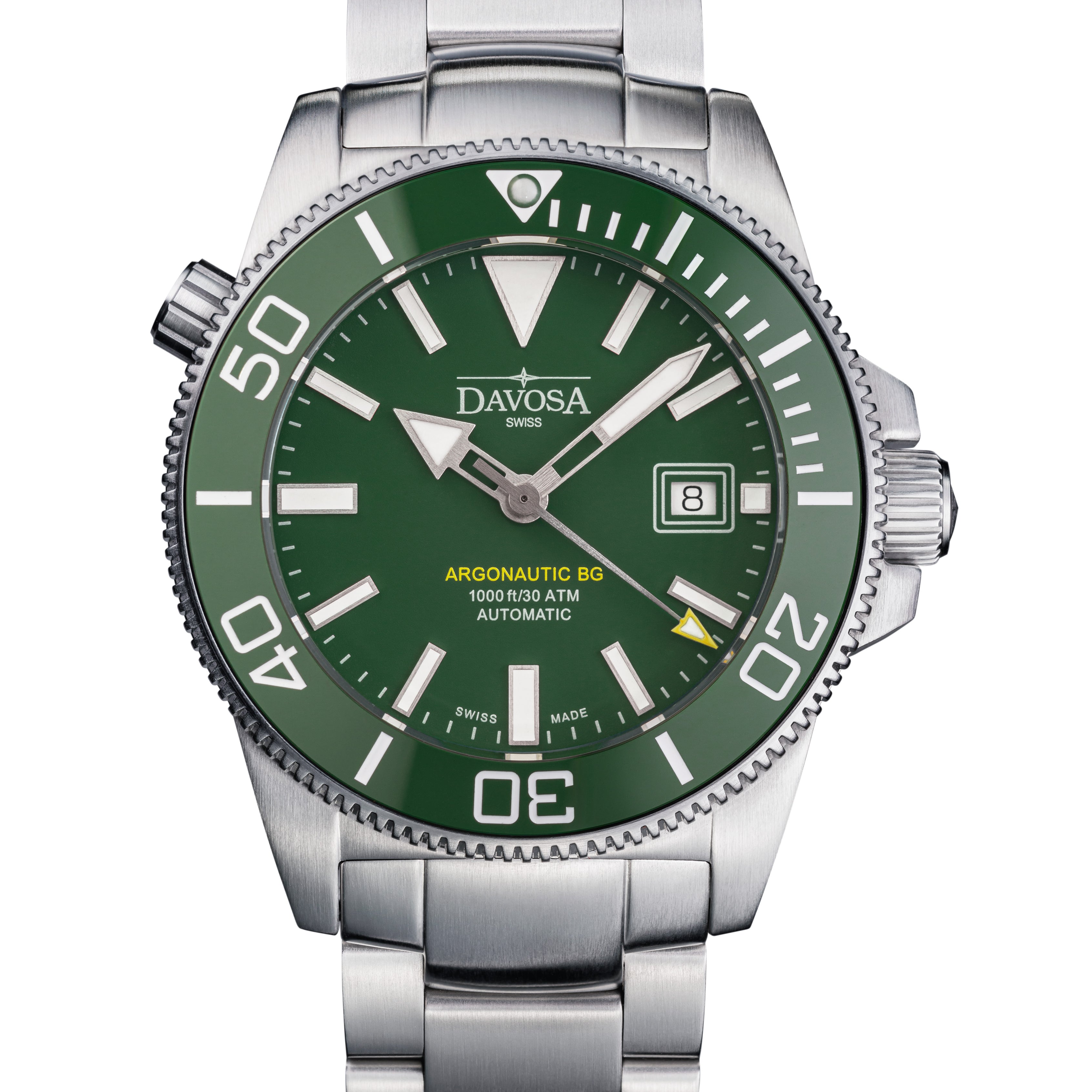 Argonautic BG Automatic 300m Green Men's Diver Watch 16152870 Diver Davosa USA Official Distributor. Prices are Final. Tax & duties included.