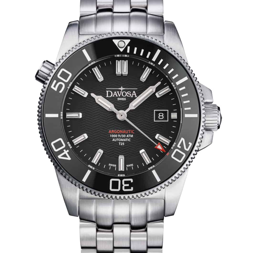 Argonautic Lumis T25 Automatic 300m Black Men's Diver Watch 16152902 Diver Davosa USA Official Distributor. Prices are Final. Tax & duties included.