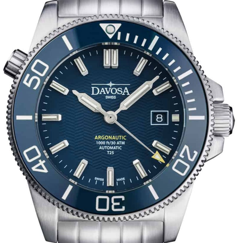 Argonautic Lumis Automatic 300m Blue Men's Diver Watch 16152904 Diver Davosa USA Official Distributor. Prices are Final. Tax & duties included. 43mm Blue PentaLink