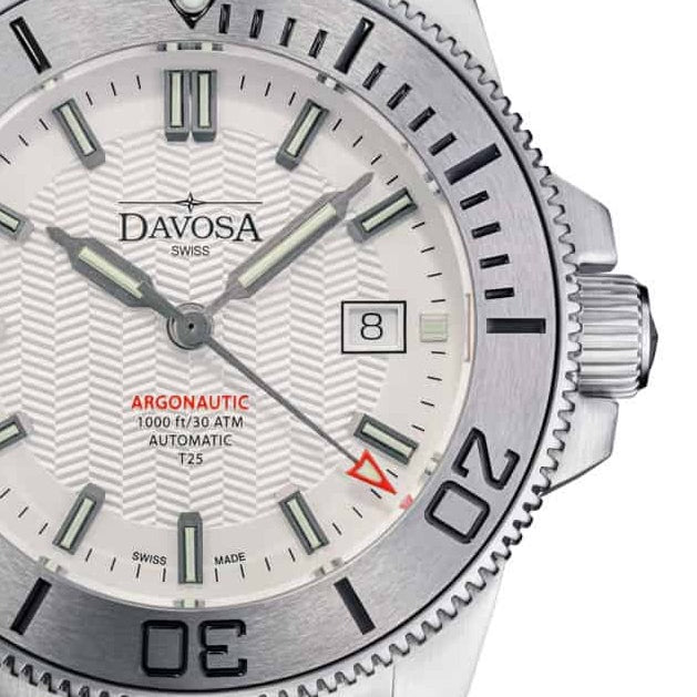 Argonautic Lumis BS Automatic 300m White Men's Diver Watch 16152910 Diver Davosa USA Official Distributor. Prices are Final. Tax & duties included. 43mm White TriaLink