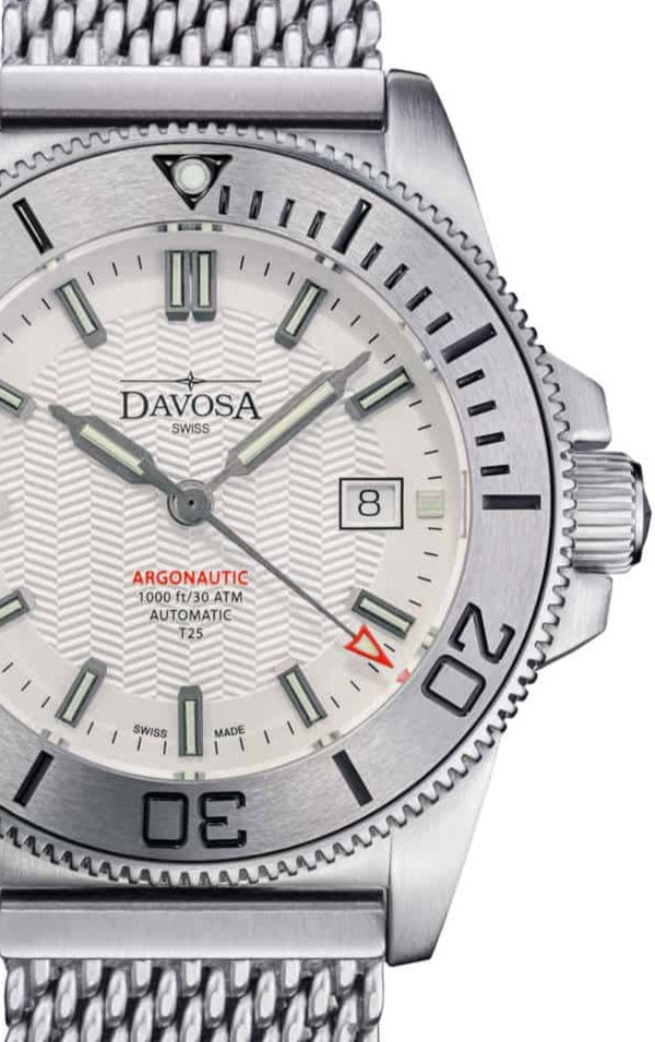 Argonautic Lumis BS Automatic 300m White Men's Diver Watch 16152911 Diver Davosa USA Official Distributor. Prices are Final. Tax & duties included.