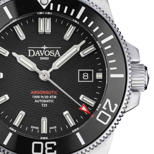 Argonautic Lumis Automatic 300m Black Men's Diver Watch 16152922 Diver Davosa USA Official Distributor. Prices are Final. Tax & duties included.