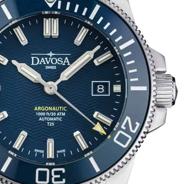 Argonautic Lumis Automatic Blue Men's Diver Watch 16152940 Diver Davosa USA Official Distributor. Prices are Final. Tax & duties included.
