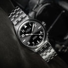 Newton Automatic 40mm Black Pilot Watch 16153050 Pilot Davosa USA Official Distributor. Prices are Final. Tax & duties included.