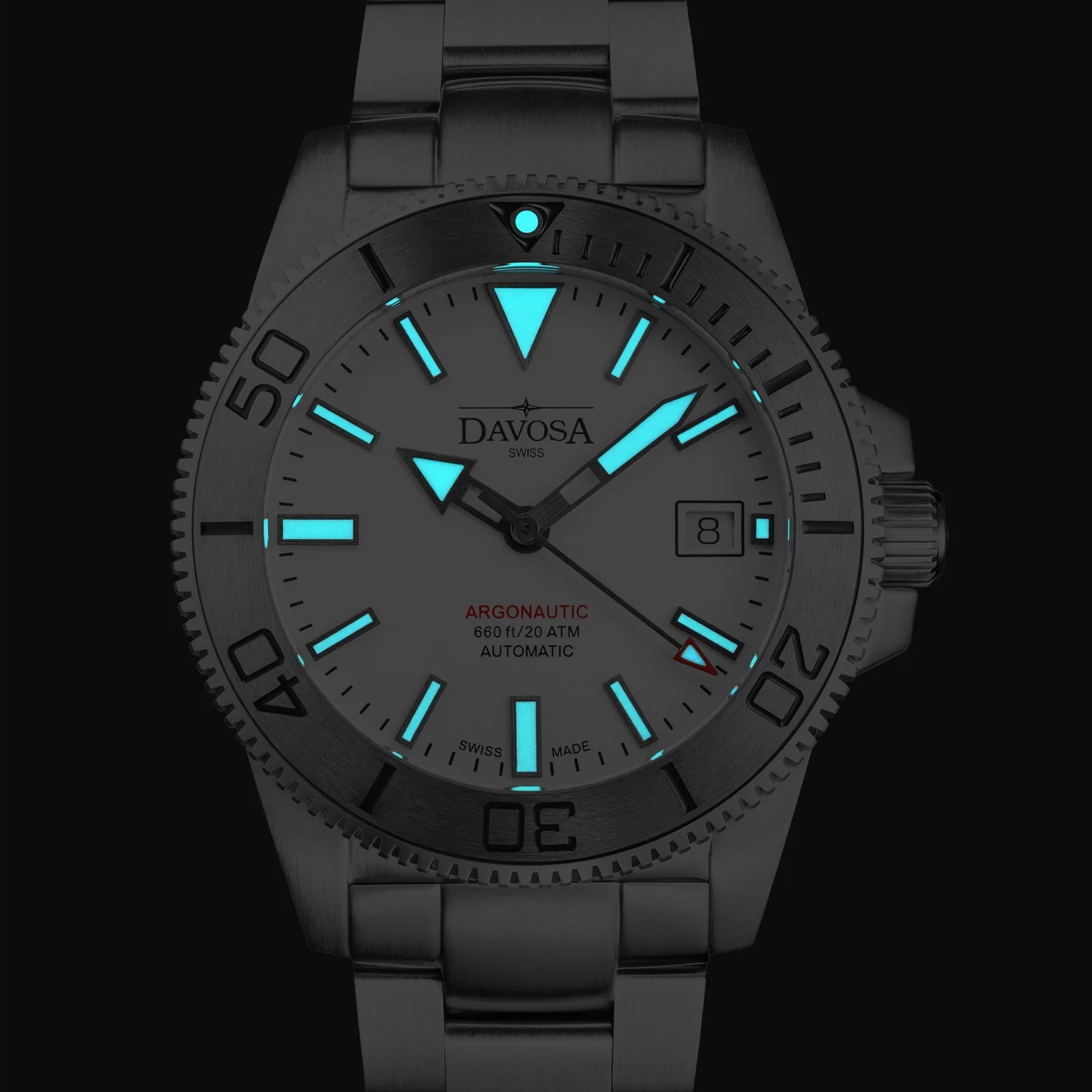 Argonautic 39 Automatic 200m Beyond Steel White Men's Diver Watch 16153210 Diver Davosa USA Official Distributor. Prices are Final. Tax & duties included.