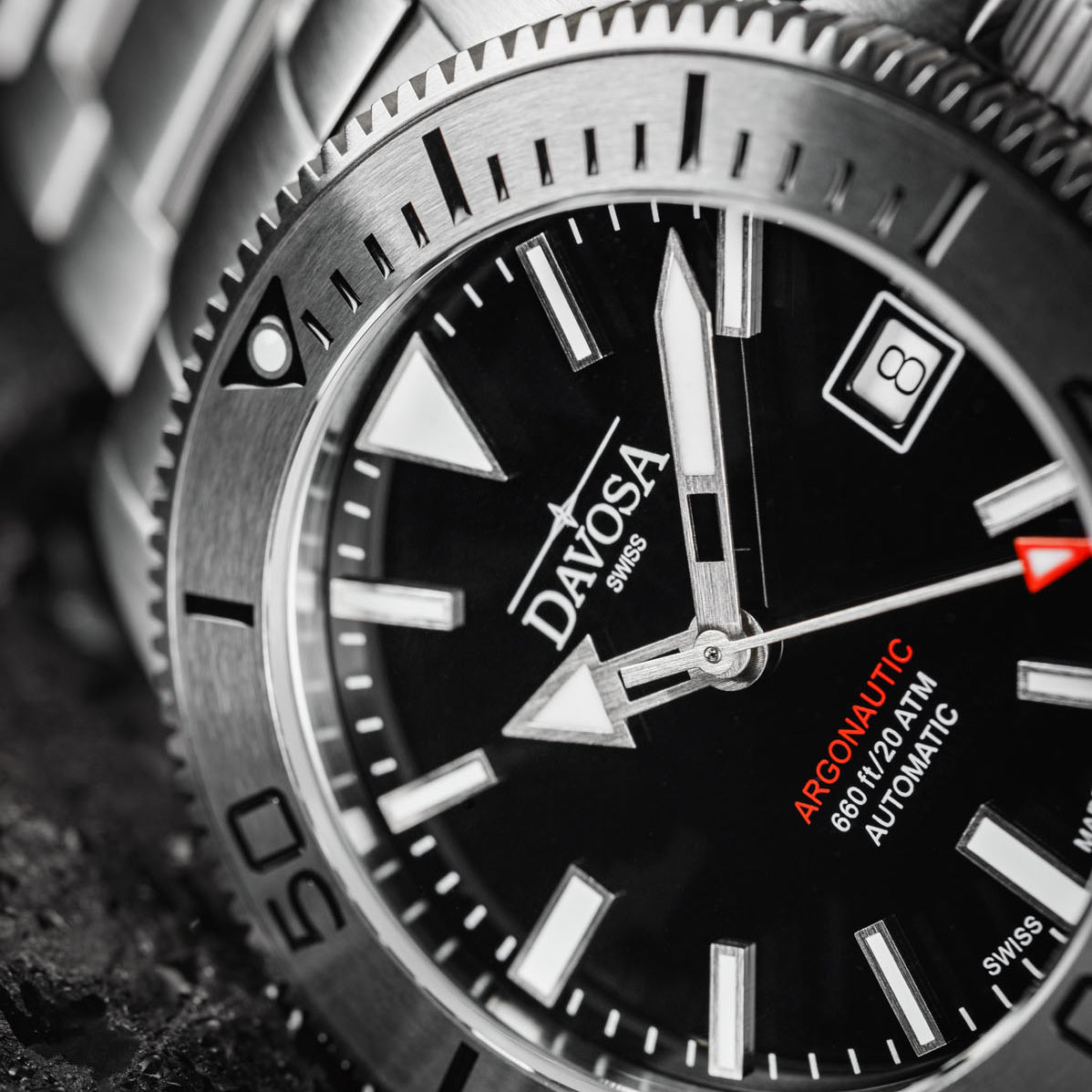 Argonautic 39 Automatic 200m Beyond Steel Black Men's Diver Watch 16153220 Diver Davosa USA Official Distributor. Prices are Final. Tax & duties included.