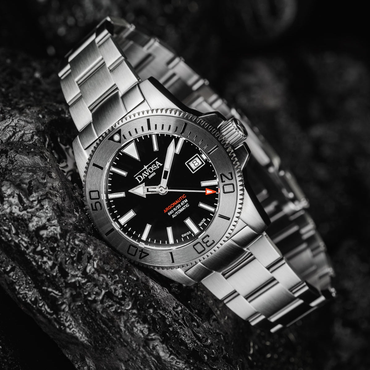 Argonautic 39 Automatic 200m Beyond Steel Black Men's Diver Watch 16153220 Diver Davosa USA Official Distributor. Prices are Final. Tax & duties included.