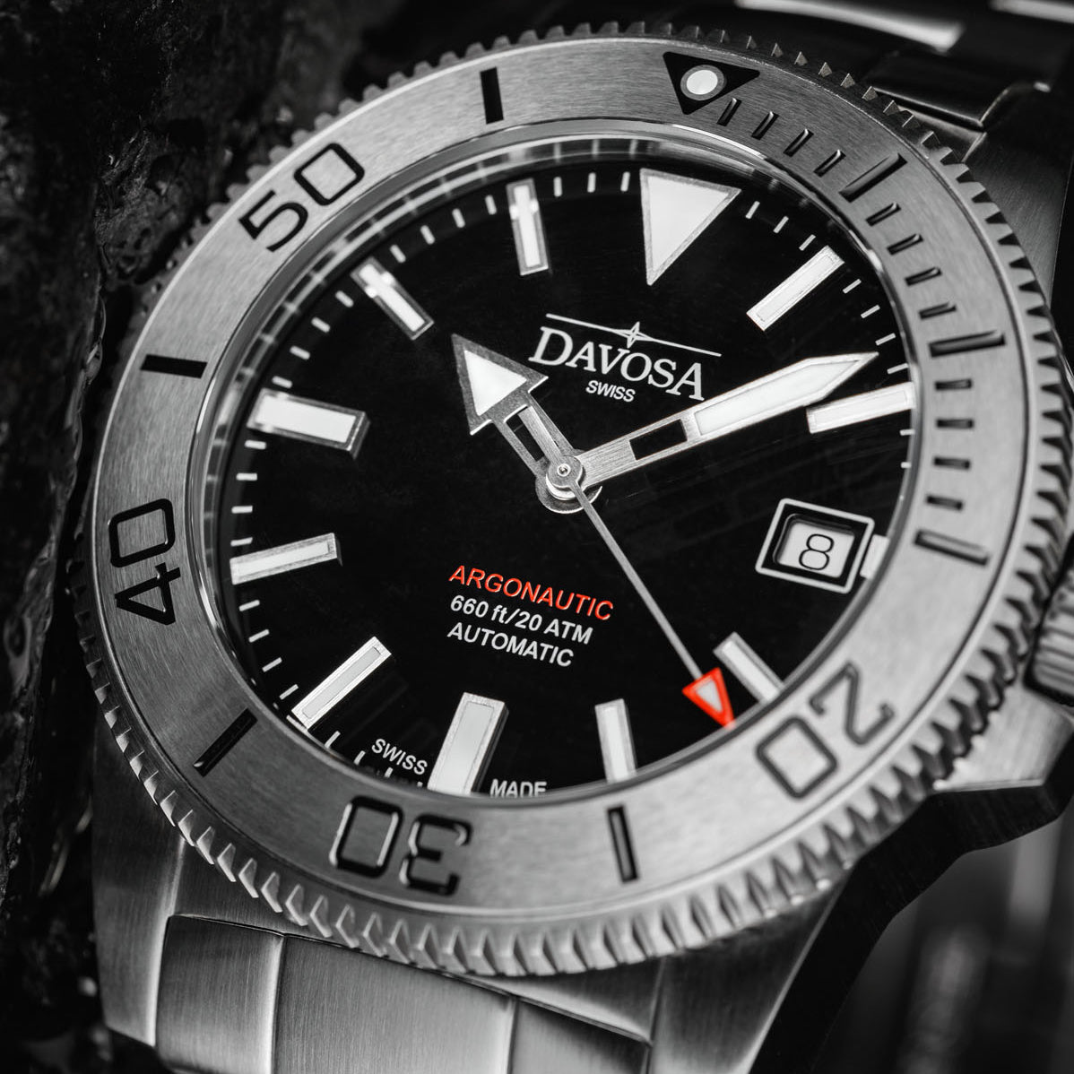 Argonautic 39 Automatic 200m Beyond Steel Black Men's Diver Watch 16153220 Diver Davosa USA Official Distributor. Prices are Final. Tax & duties included.