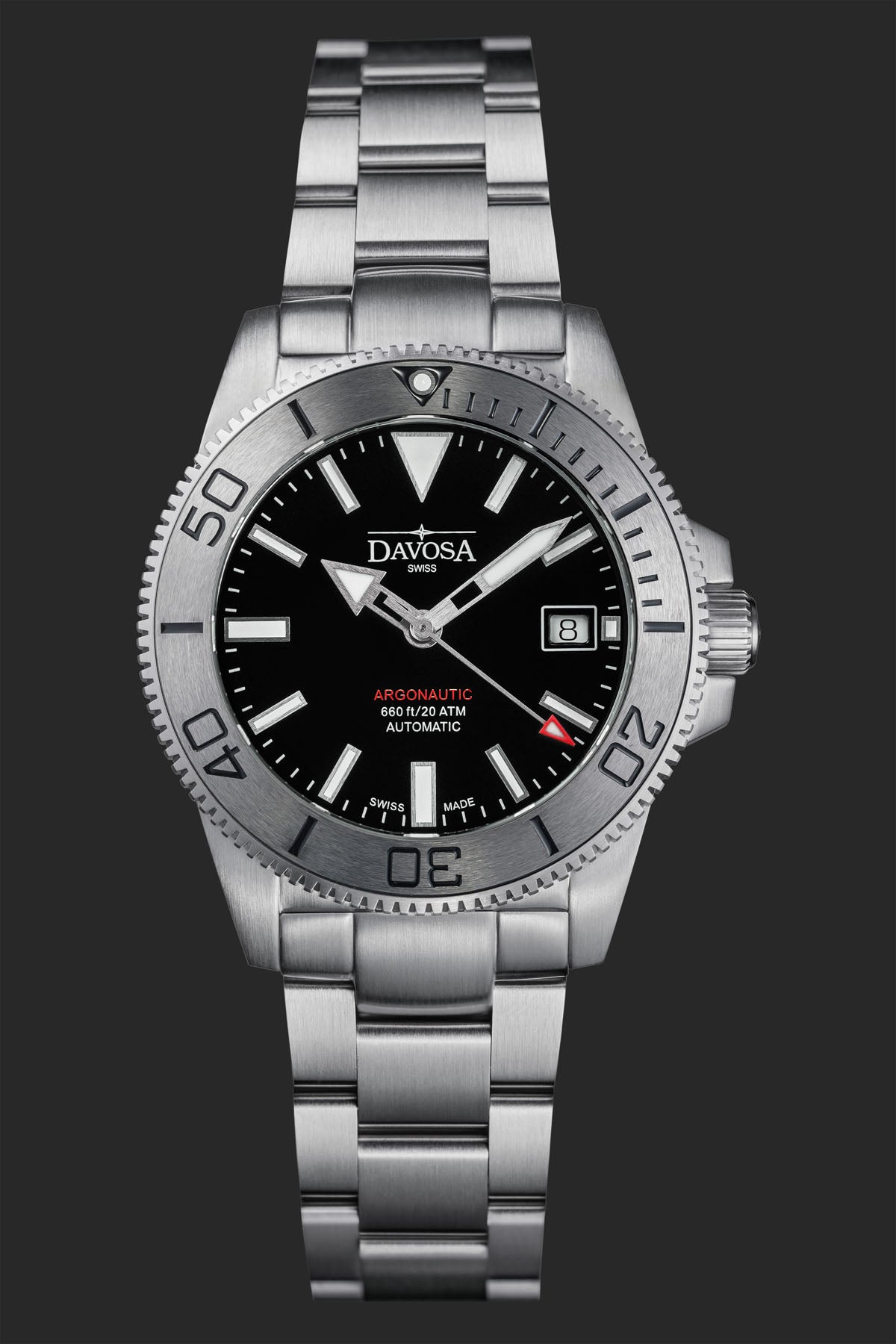 Argonautic 39 Automatic 200m Beyond Steel Black Men's Diver Watch 16153220 Diver Davosa USA Official Distributor. Prices are Final. Tax & duties included.