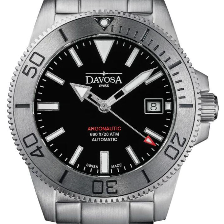 Argonautic 39 Automatic 200m Beyond Steel Black Men's Diver Watch 16153220 Diver Davosa USA Official Distributor. Prices are Final. Tax & duties included. 39.5mm Black TriaLink