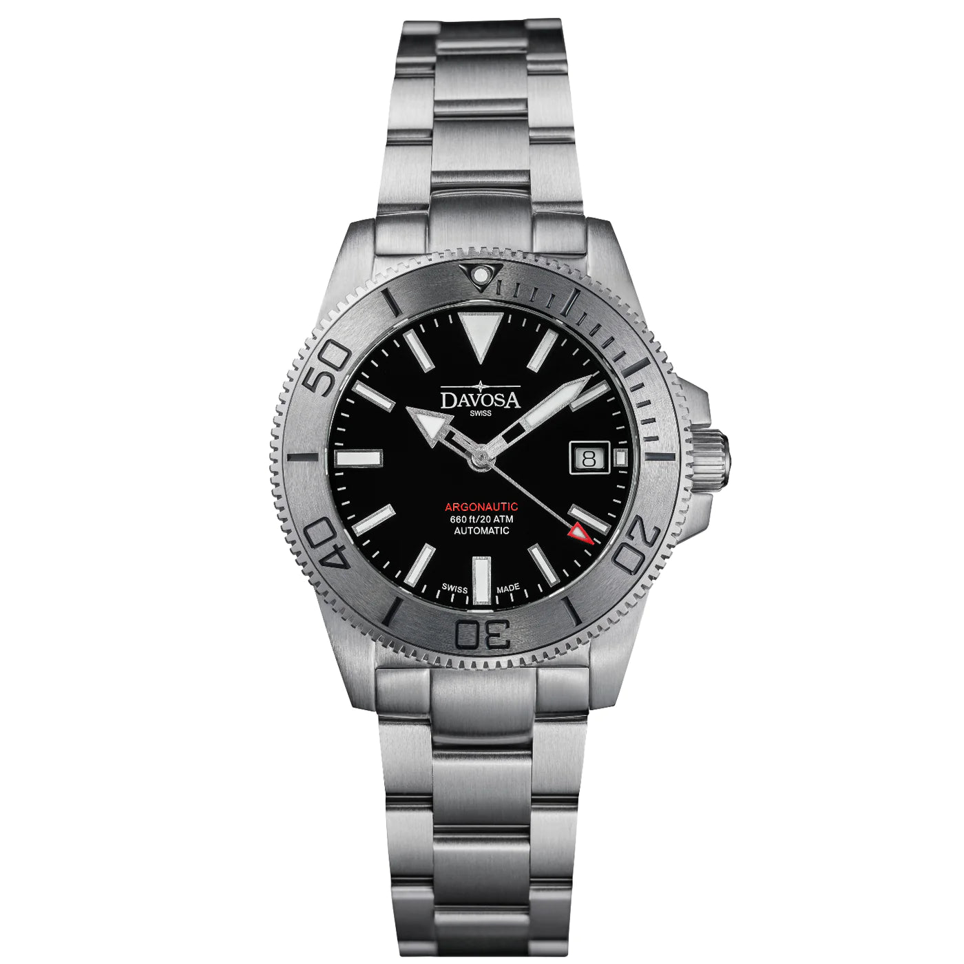 Argonautic 39 Automatic 200m Beyond Steel Black Men's Diver Watch 16153220 Diver Davosa USA Official Distributor. Prices are Final. Tax & duties included.