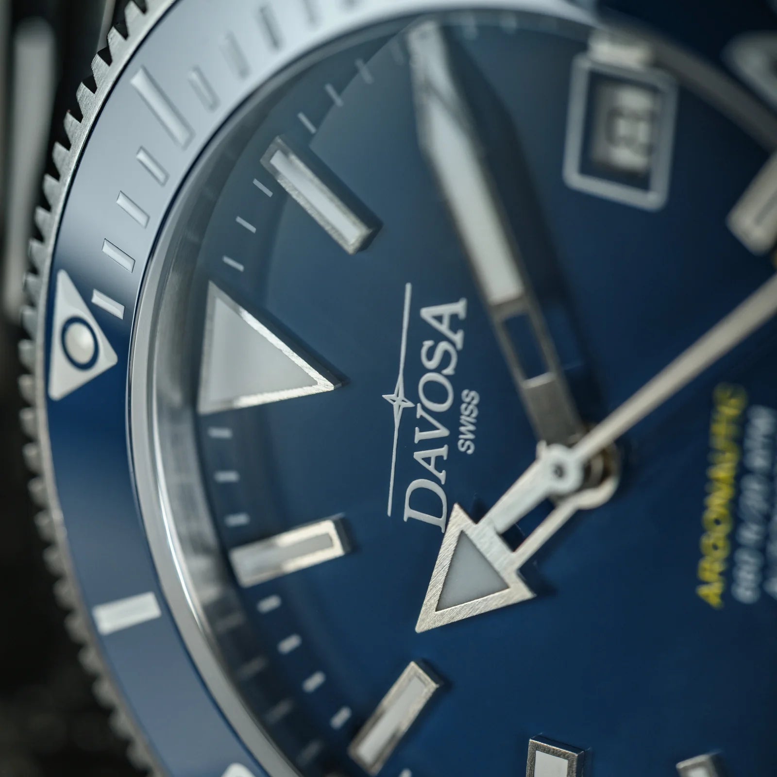 Argonautic 39 Automatic 200m Blue Men's Diver Watch 16153240 Diver Davosa USA Official Distributor. Prices are Final. Tax & duties included.