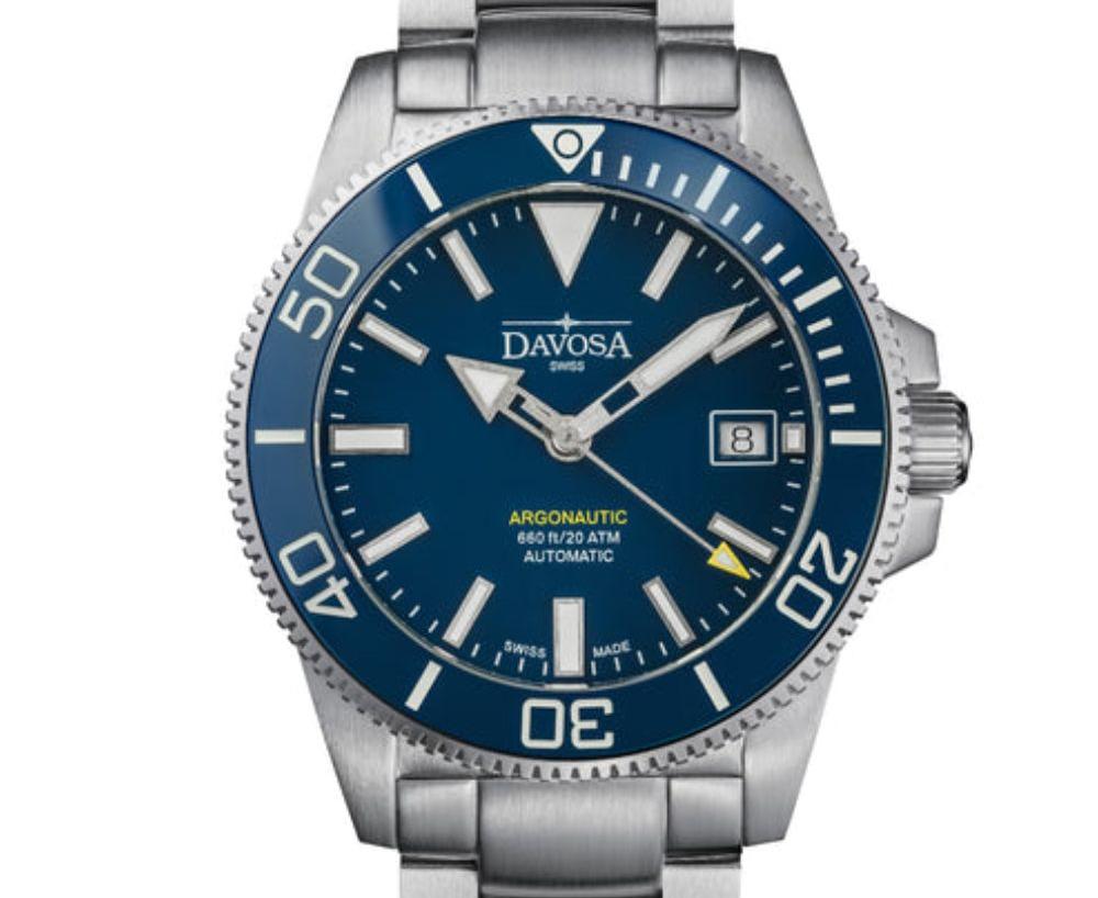 Argonautic 39 Automatic 200m Blue Men's Diver Watch 16153240 Diver Davosa USA Official Distributor. Prices are Final. Tax & duties included.