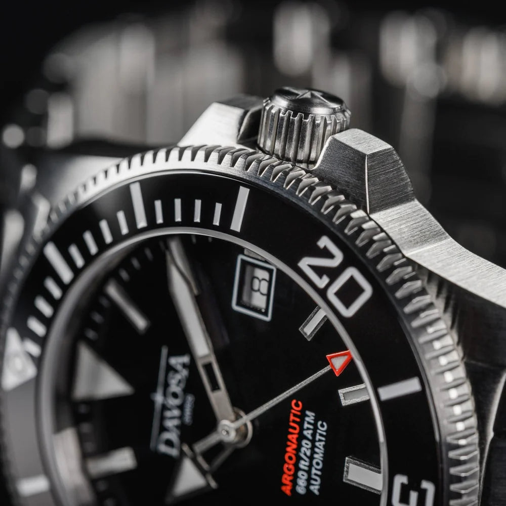Argonautic 39 Automatic 200m Black Gold Men's Diver Watch 16153250 Diver Davosa USA Official Distributor. Prices are Final. Tax & duties included.