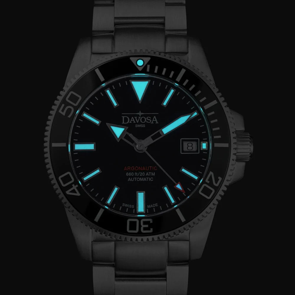 Argonautic 39 Automatic 200m Black Gold Men's Diver Watch 16153250 Diver Davosa USA Official Distributor. Prices are Final. Tax & duties included.