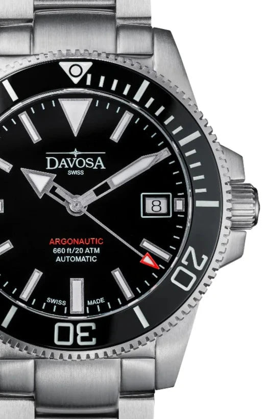 Argonautic 39 Automatic 200m Black Gold Men's Diver Watch 16153250 Diver Davosa USA Official Distributor. Prices are Final. Tax & duties included.