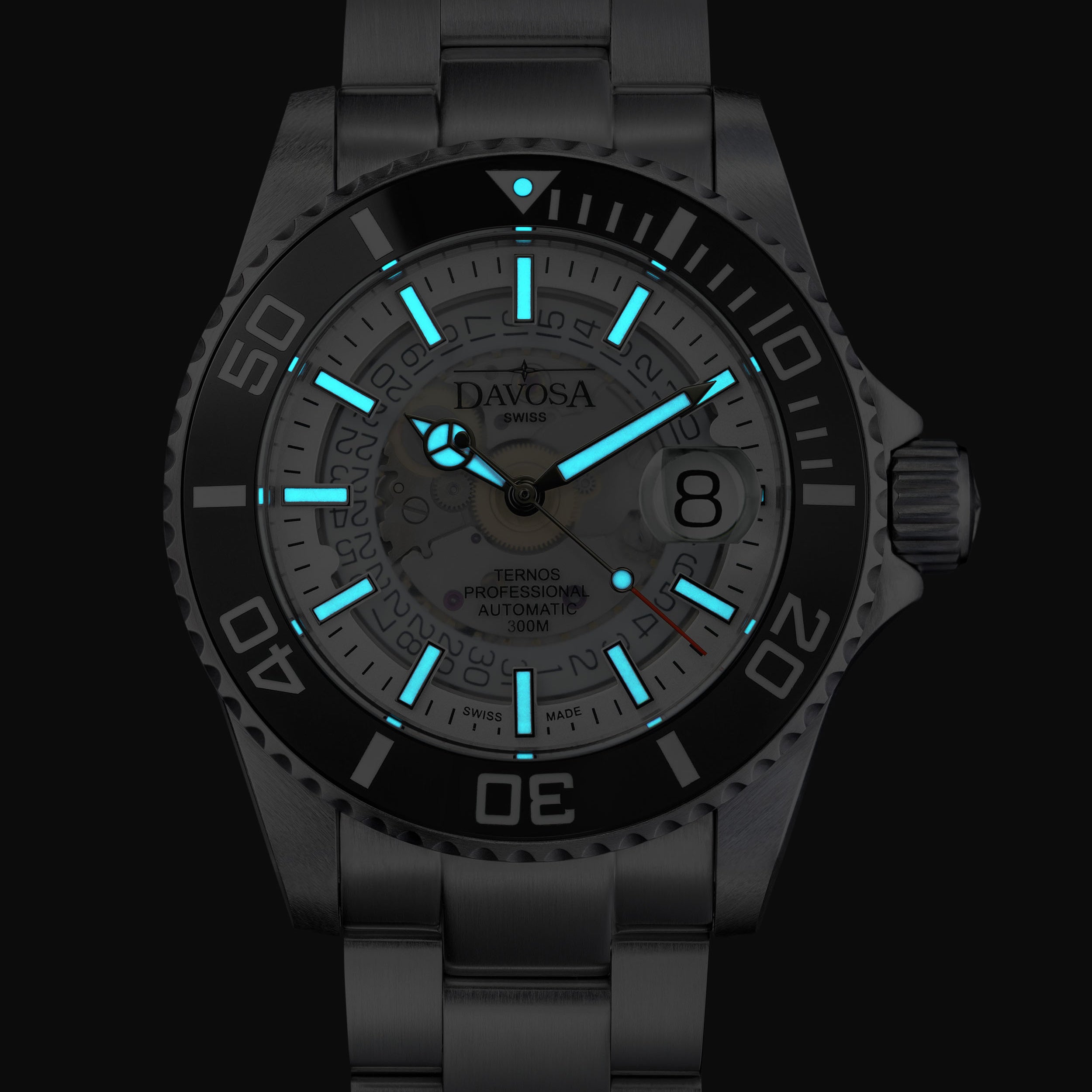 Ternos Professional Auto Nebulous 300m White Diving Watch 16153510 Diver Davosa USA Official Distributor. Prices are Final. Tax & duties included.