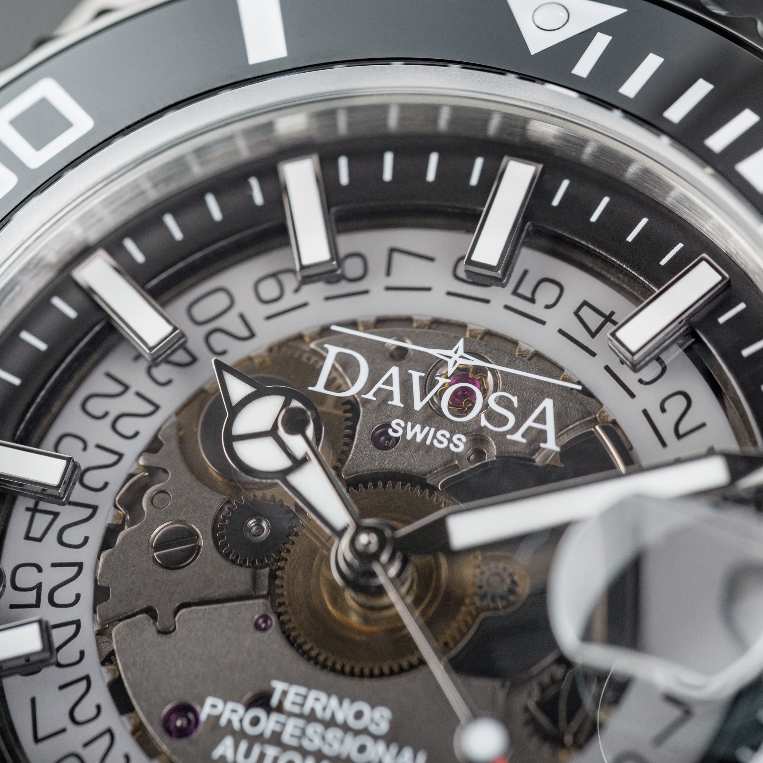Ternos Professional Auto Nebulous 200m Black Diving Watch 16153550 Diver Davosa USA Official Distributor. Prices are Final. Tax & duties included.