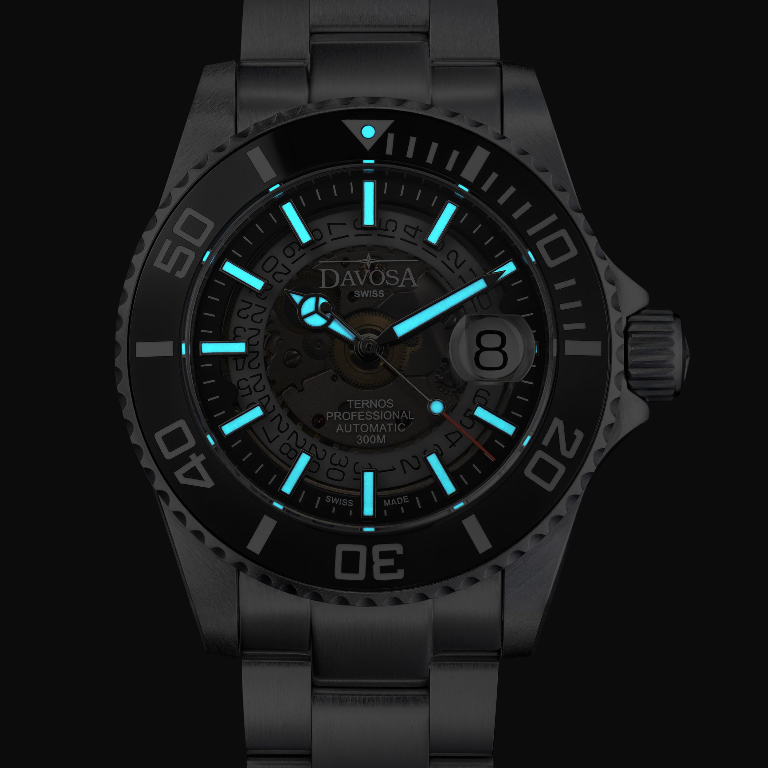 Ternos Professional Auto Nebulous 200m Black Diving Watch 16153550 Diver Davosa USA Official Distributor. Prices are Final. Tax & duties included.