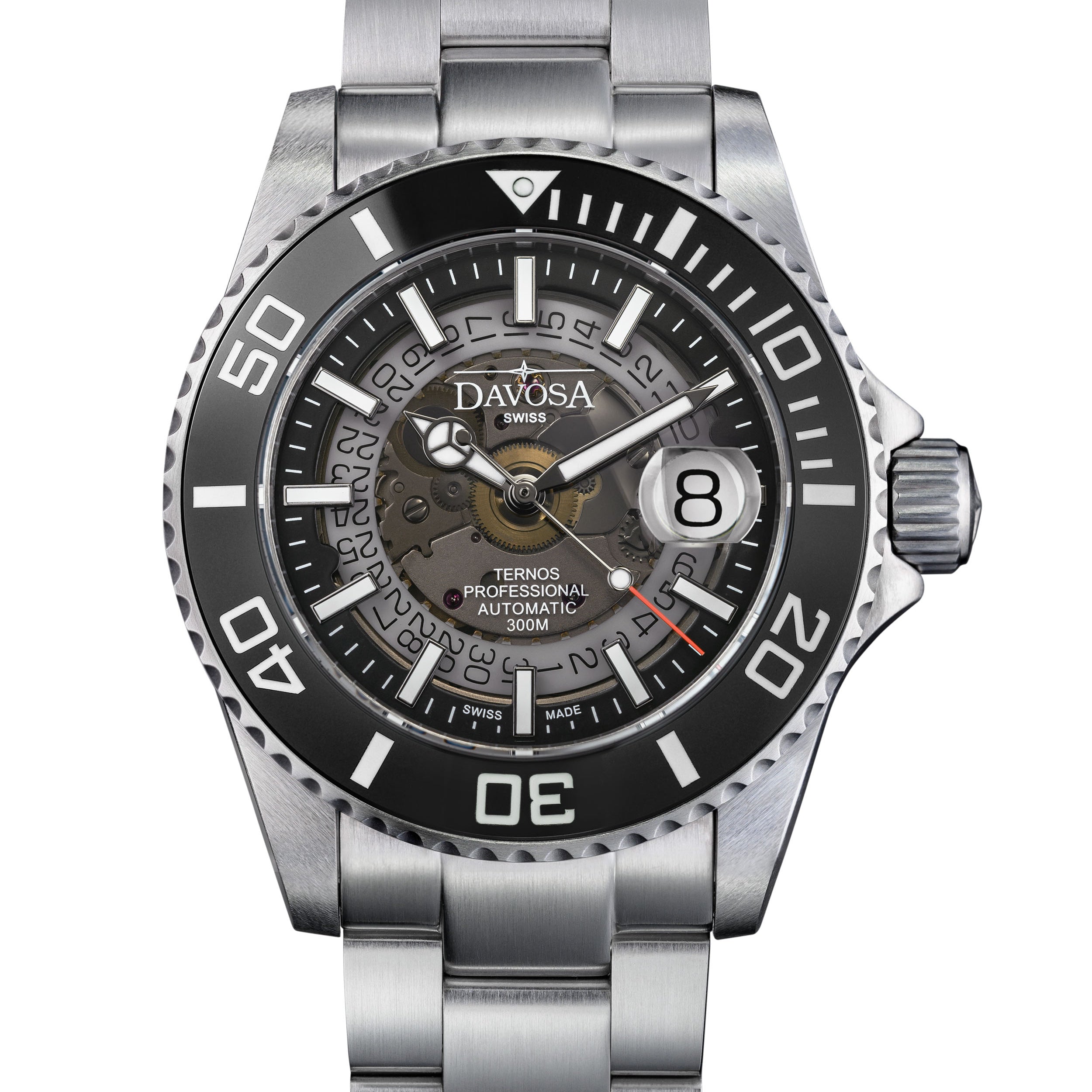 Ternos Professional Auto Nebulous 200m Black Diving Watch 16153550 Diver Davosa USA Official Distributor. Prices are Final. Tax & duties included.