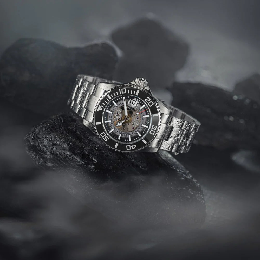 Ternos Professional Auto Nebulous 200m Black Diving Watch 16153550 Diver Davosa USA Official Distributor. Prices are Final. Tax & duties included.