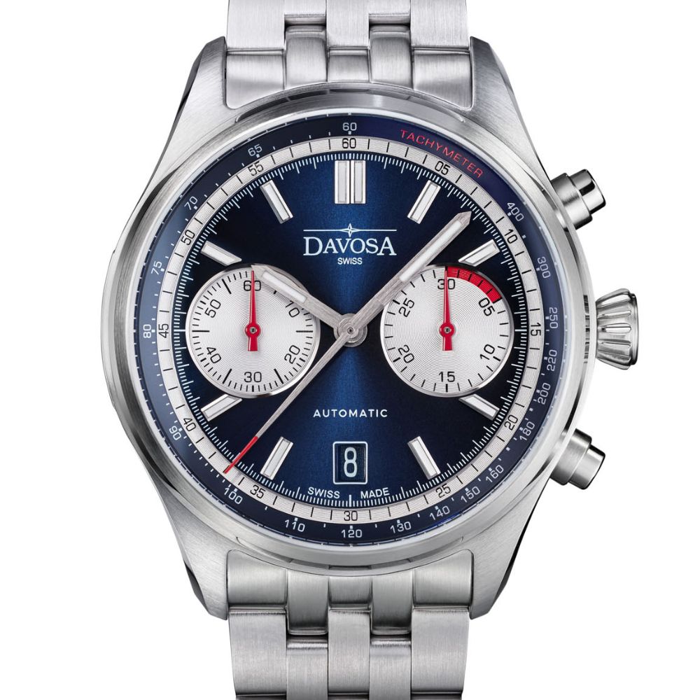 (Replace) Newton Automatic Chronograph Blue Pilot Rally Watch 16153640 Limited Edition Pilot Davosa USA Official Distributor. Prices are Final. Tax & duties included.