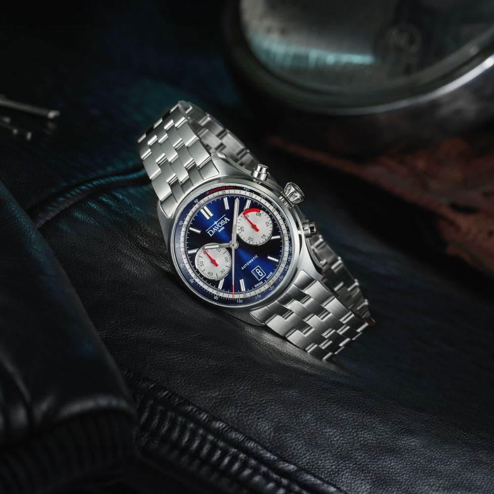 (Replace) Newton Automatic Chronograph Blue Pilot Rally Watch 16153640 Limited Edition Pilot Davosa USA Official Distributor. Prices are Final. Tax & duties included.