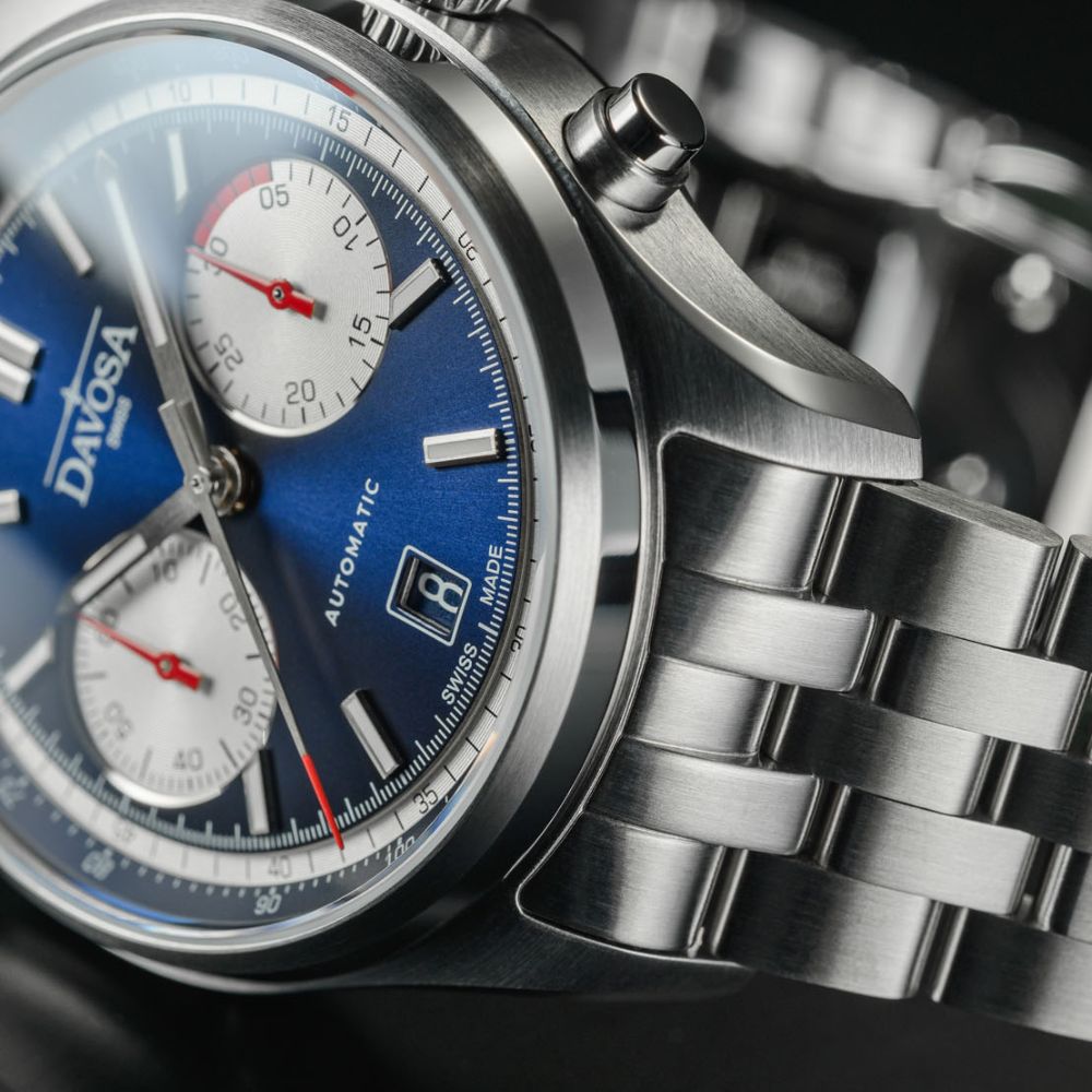 (Replace) Newton Automatic Chronograph Blue Pilot Rally Watch 16153640 Limited Edition Pilot Davosa USA Official Distributor. Prices are Final. Tax & duties included.