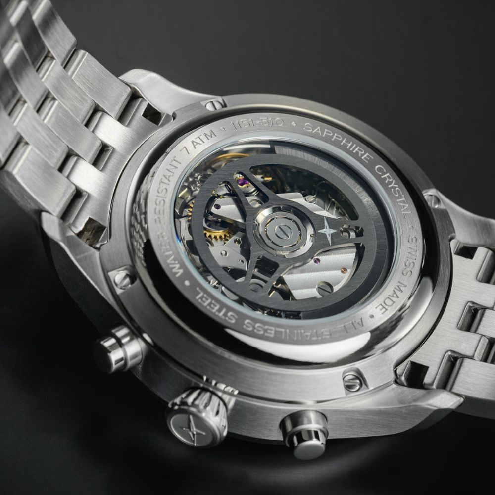 (Replace) Newton Automatic Chronograph Blue Pilot Rally Watch 16153640 Limited Edition Pilot Davosa USA Official Distributor. Prices are Final. Tax & duties included.