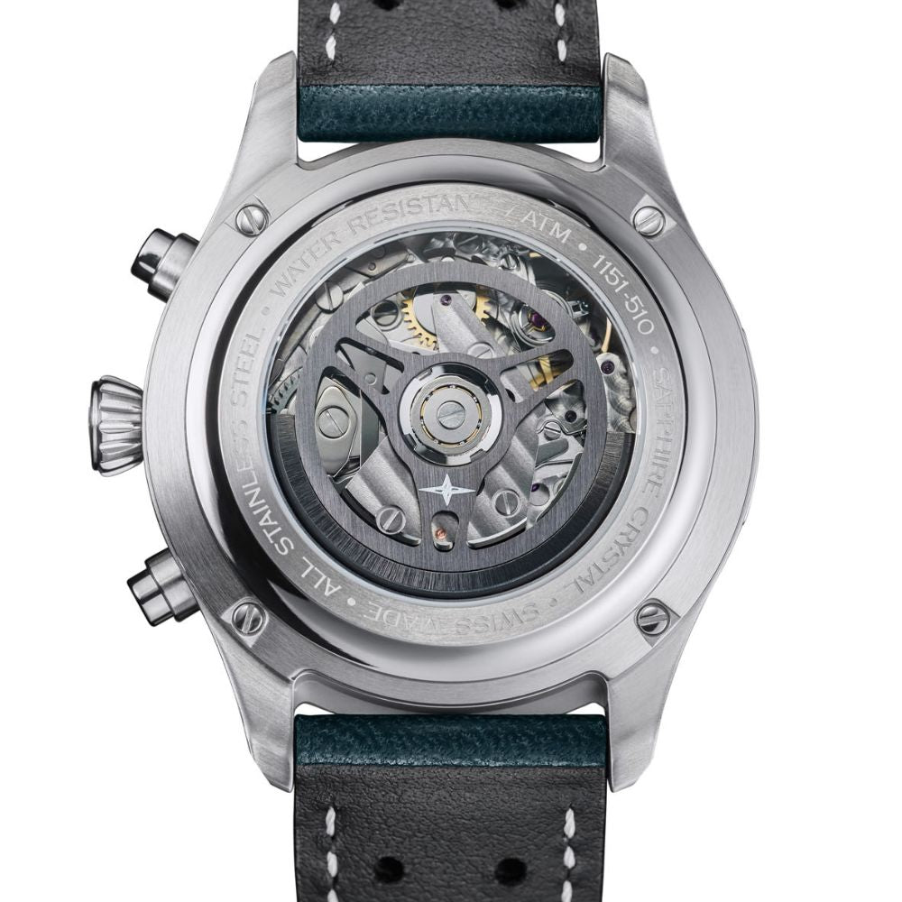 Newton Automatic Chronograph Blue Pilot Rally Watch 16153645 Limited Edition Pilot Davosa USA Official Distributor. Prices are Final. Tax & duties included.