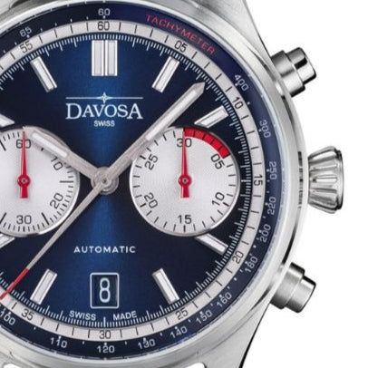 Newton Automatic Chronograph Blue Pilot Rally Watch 16153645 Limited Edition Pilot Davosa USA Official Distributor. Prices are Final. Tax & duties included.