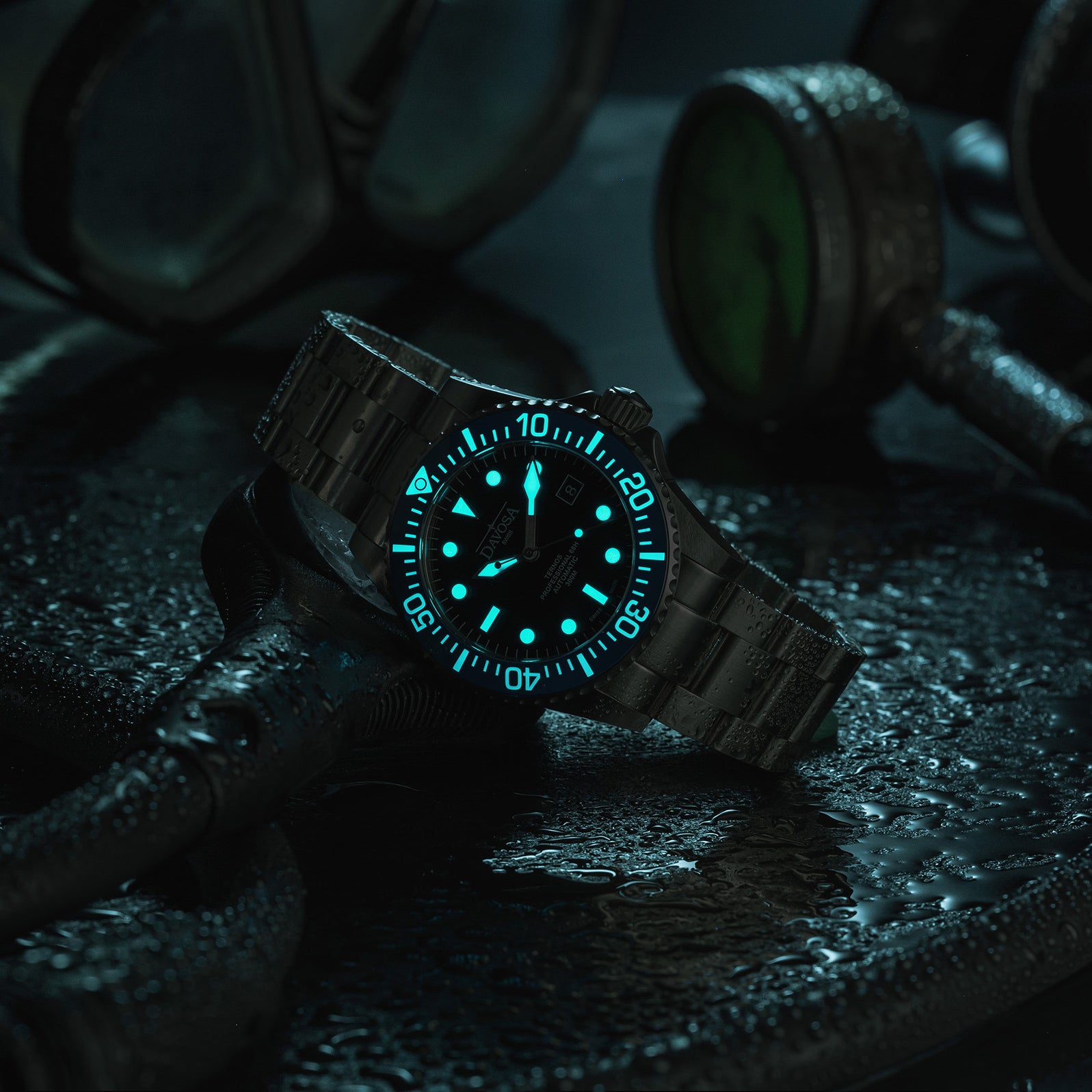 Ternos Professional 68h Automatic 300m Blue on Blue face Diving Watch 16153809 Pentalink Diver Davosa USA Official Distributor. Prices are Final. Tax & duties included.