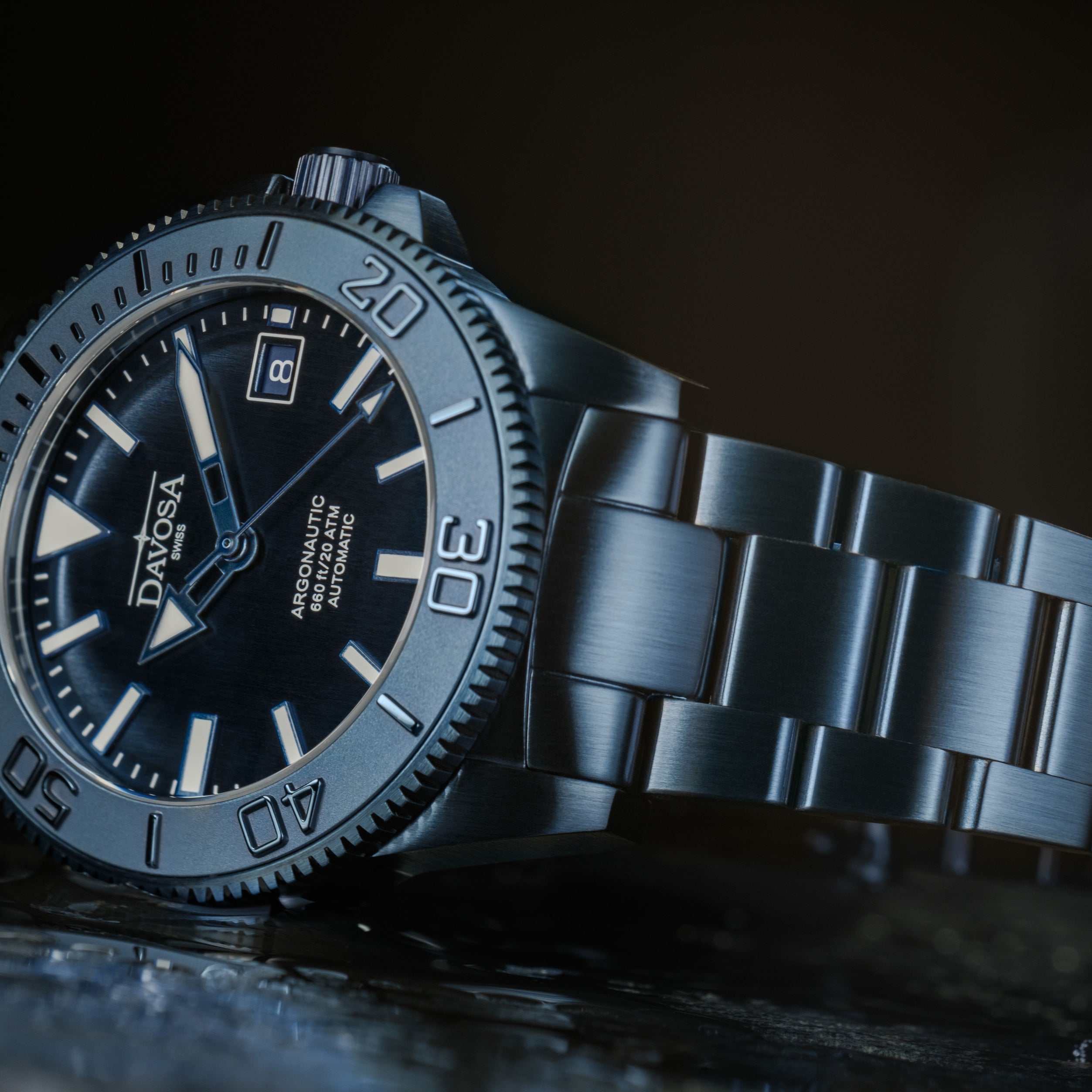 Argonautic 39 Monochrome Automatic 200m Men's Diver Watch 16154040 Limited Edition Diver Davosa USA Official Distributor. Prices are Final. Tax & duties included.